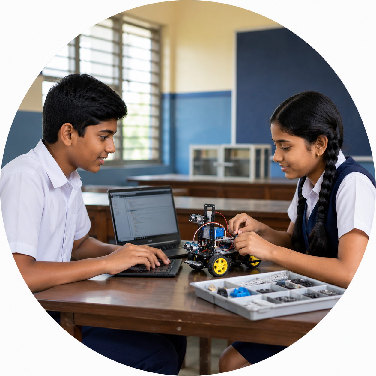 Krishnabhirama Tech Academy is a school-based STEM (Science, Technology, Engineering & Mathematics) program